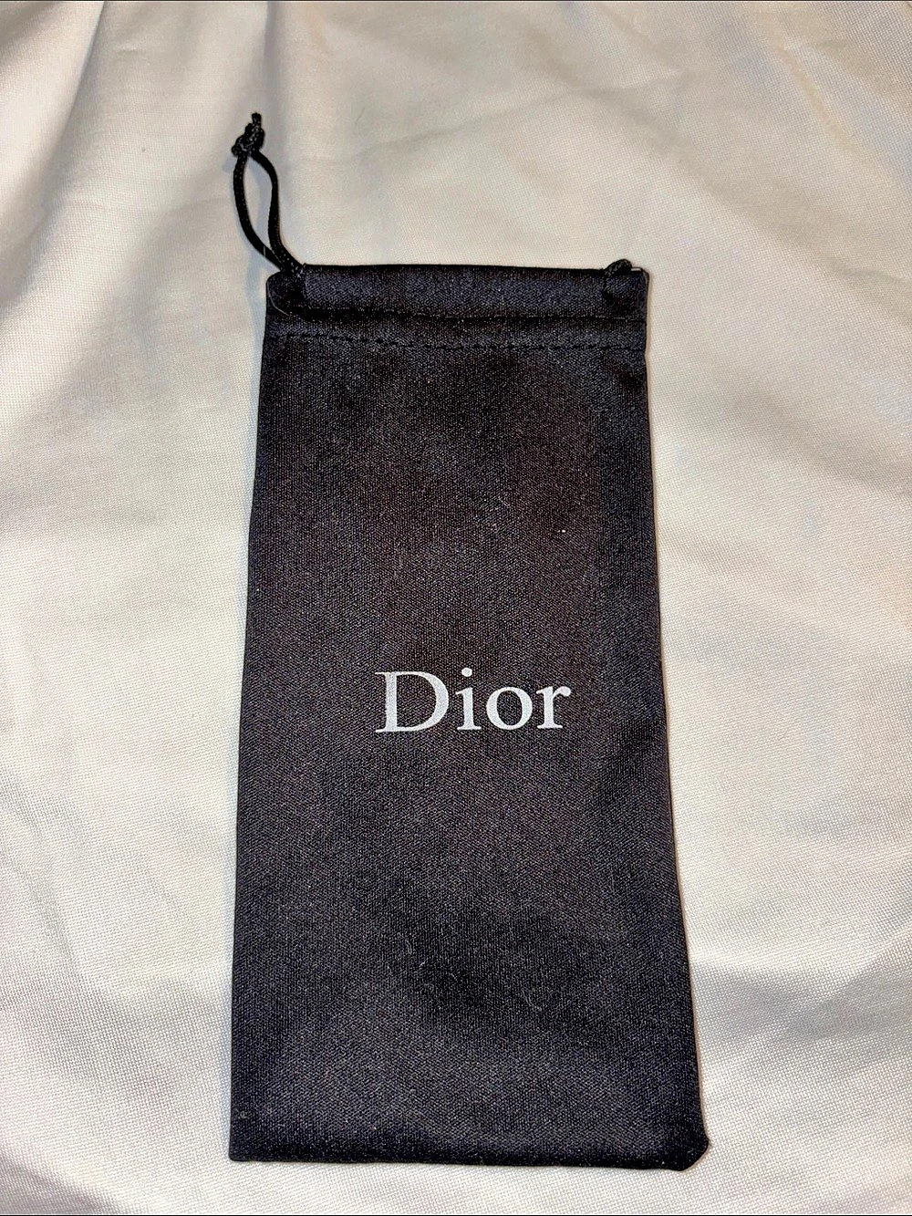 Inspired Black Drawstring glasses pouch